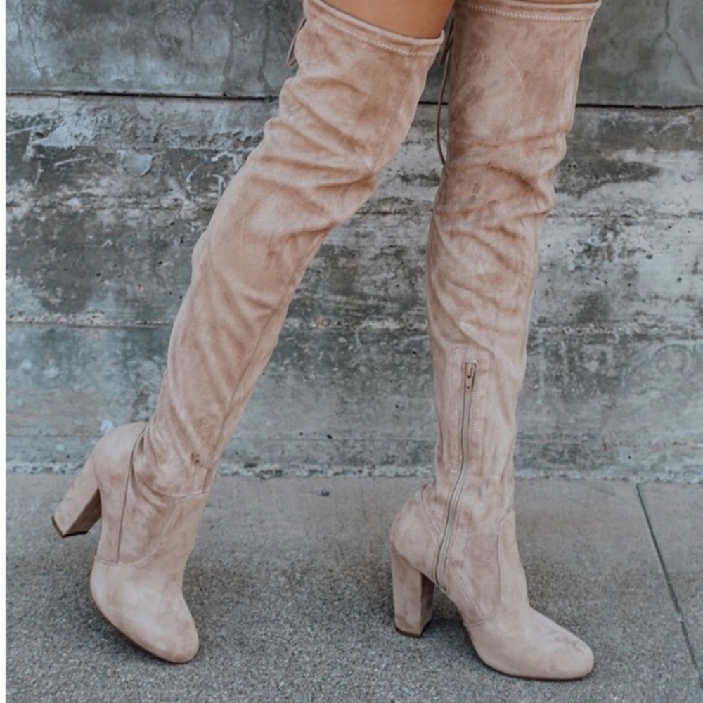 Christian Siriano knee high boots